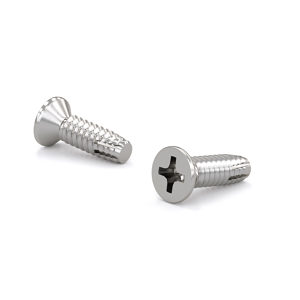 410H Stainless Steel Tapping screw, Flat Head, Phillips Drive, 8-32, Type "F"